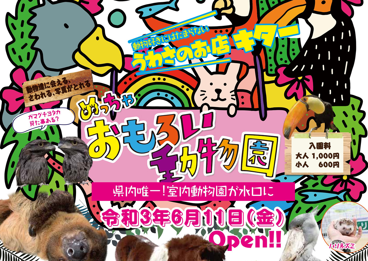 【6/11OPEN】めっちゃおもろい動物園(甲賀市水口町)早くもリピーター続出！動物好きにはたまらない♪