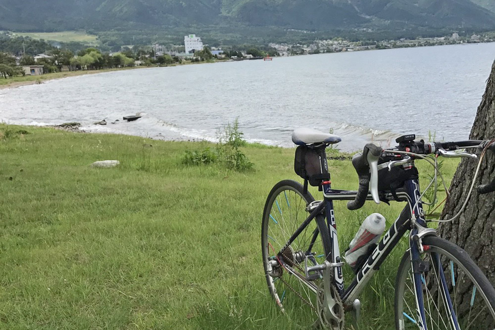 自転車で湖西方面を走ってみた
