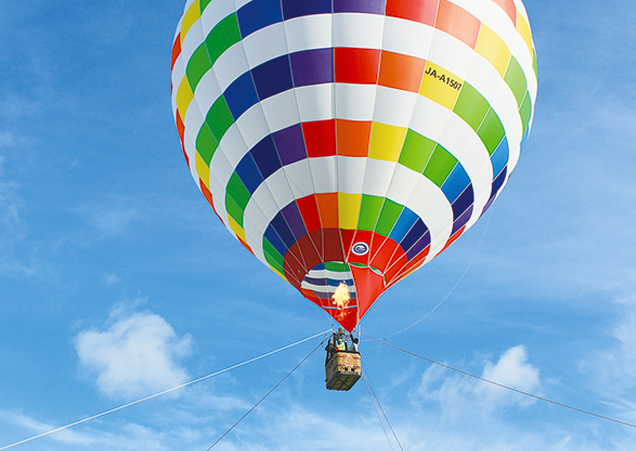 熱気球フライトに乗って空中散歩しよう！