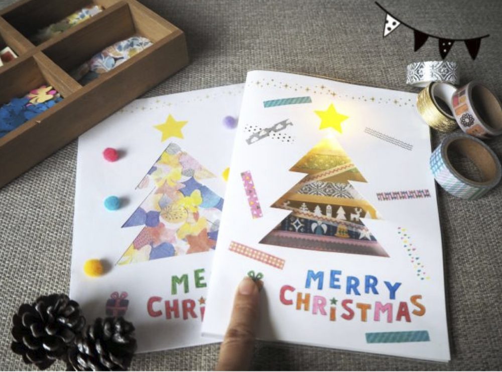 「光るクリスマスカードを作ろう！」ブランチ大津京　イオンモール草津